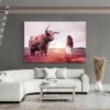 tableau highland cow paysage 3 2 3.webp
