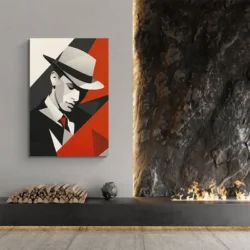 tableau homme elegant cubisme portrait 2 3 2.webp