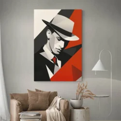 tableau homme elegant cubisme portrait 2 3 3.webp