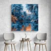 tableau jungle bleue carre 4.webp