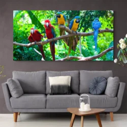 tableau jungle perroquet paysage 2 1 2.webp
