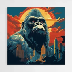 tableau king kong pop art 1.webp