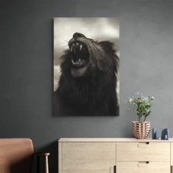 tableau lion beige portrait 2 3 2.webp