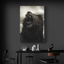 tableau lion beige portrait 2 3 4.webp