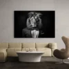 tableau lion costume paysage 3 2 2.webp