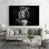 tableau lion costume paysage 3 2 3.webp