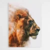 tableau lion de profil 1.webp