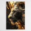 tableau lion dore 1.webp