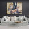 tableau lion nature paysage 4 3 3.webp