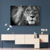 tableau lion noir paysage 3 2 3.webp