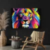 tableau lion pop art paysage 3 2 3.webp