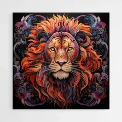 tableau lion pour chambre 1.webp