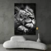 tableau lion qui dors portrait 2 3 2.webp
