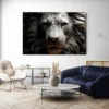 tableau lion relief paysage 3 2 2.webp