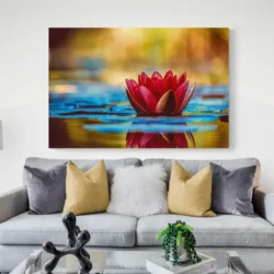 tableau lotus zen paysage 3 2 3.webp