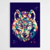 tableau loup pop art 1.webp
