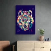 tableau loup pop art portrait 2 3 4.webp
