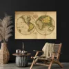 tableau mappemonde vintage paysage 3 2 3.webp