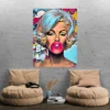 tableau marilyn monroe portrait 3 4 4.webp