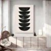 tableau minimaliste demi spheres portrait 2 3 2.webp