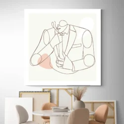 tableau minimaliste homme carre 3.webp