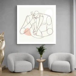 tableau minimaliste homme carre 4.webp