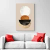 tableau minimaliste orange blanc et noir portrait 2 3 2.webp