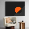 tableau minimaliste orange et noir paysage 4 3 3.webp