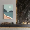 tableau minimaliste plage portrait 2 3 4.webp