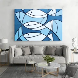 tableau minimaliste poisson paysage 3 2 3.webp