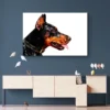tableau moderne doberman paysage 3 2 4.webp