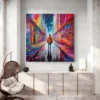 tableau multicolore street art carre 4.webp