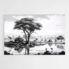 tableau noir et blanc africain 1.webp