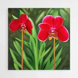 tableau orchidee rouge 1.webp