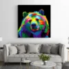 tableau ours pop art carre 2.webp