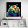 tableau ours pop art carre 3.webp