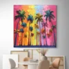 tableau palmiers multicolores carre 2.webp