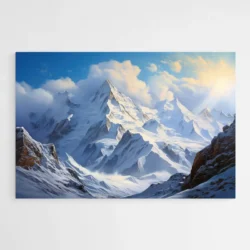 tableau paysage montagne neige 1.webp