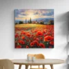 tableau peinture champ de fleurs carre 2.webp