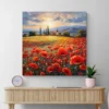 tableau peinture champ de fleurs carre 3.webp