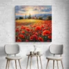 tableau peinture champ de fleurs carre 4.webp