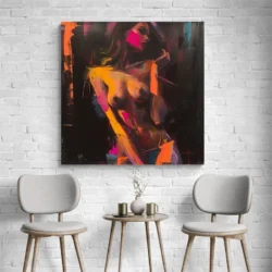 tableau peinture femme nue carre 2.webp