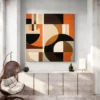 tableau peinture geometrique moderne carre 3.webp