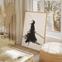 tableau peinture ninja portrait 2 3 4.webp
