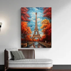 tableau peinture tour eiffel portrait 3 4 3.webp