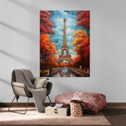 tableau peinture tour eiffel portrait 3 4 4.webp