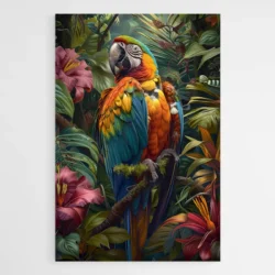 tableau perroquet couleur 1.webp