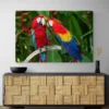tableau perroquet sur branche paysage 3 2 3.webp