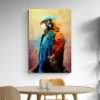 tableau perroquet tropical portrait 2 3 4.webp