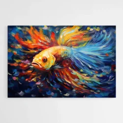 tableau poisson abstrait 1.webp